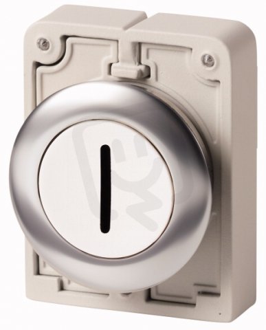 Eaton M30I-FD-W-X1 Ovládací hlavice, zapuštěné tlačítko, bez aret, nerez, bílá I
