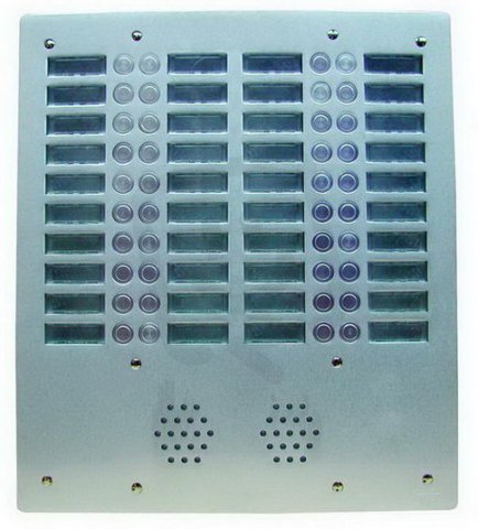 Urmet AV3018P Vandalizmu odolný tlač. panel, 18 tl., 3 sloupce