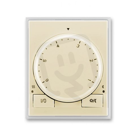 Termostat otočný univerzální 3292E-A10101 21 slonová kost/led. bílá Element ABB