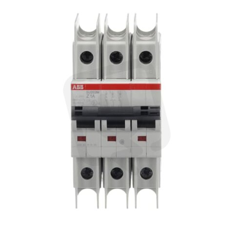 ABB SU203M-Z1 jistič char. Z 10kA 1A 3P  dle UL489 a CSA 22.2 No. 5