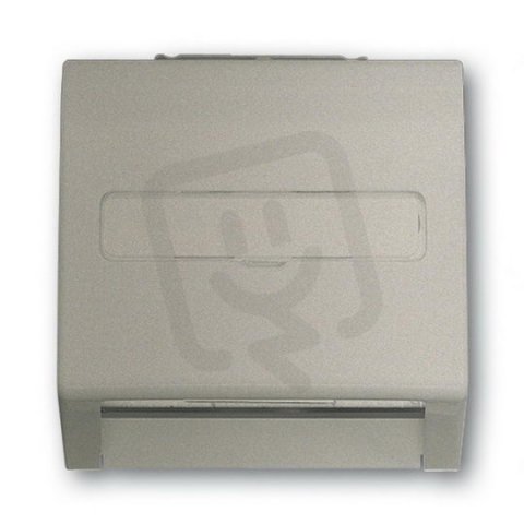 ABB 1753-0-5499 Kryt zásuvky komunikační, s popisovým polem (pro nosnou masku)