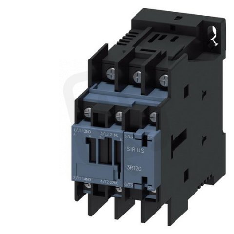 výkonový stykač, AC-3 9A,4 kW/400 V 1NO+1NC, DC 24 V 3pól SIEMENS 3RT2023-4BB40
