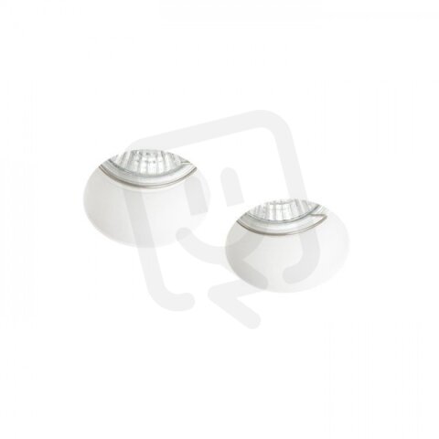 QUO R II zápustná sádrová 230V GU10 2x35W RENDL R12900