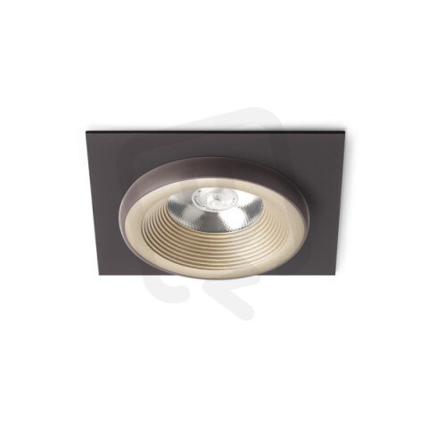 SHARM SQ I zápustná černá/černá měď 230V LED 10W 24° 3000K RENDL R13254