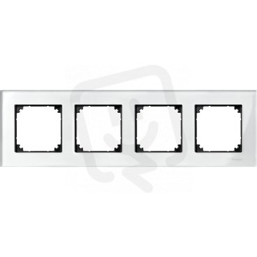 Merten Rámeček čtyřnásobný M-Elegance, Brilliant white SCHNEIDER MTN404419