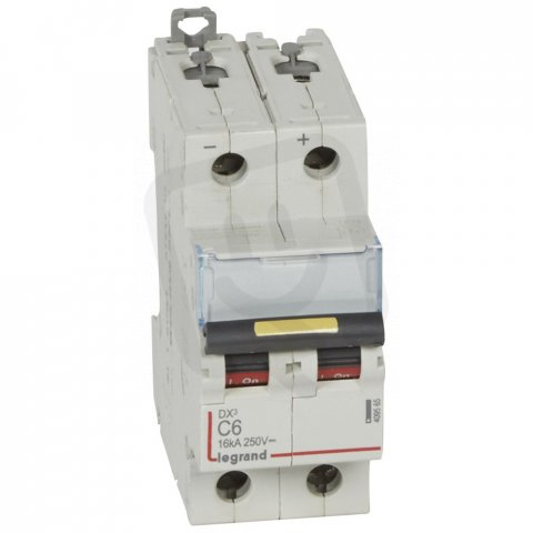 DX3 JISTIČ, CHAR. D,C 2 PÓLOVÝ, CHAR. C,6A 16KA LEGRAND 409565