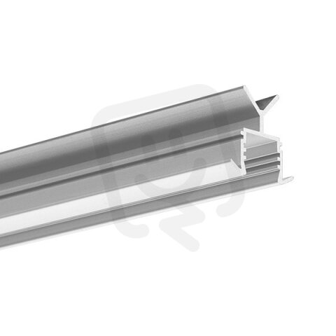 LED hliníkový profil KLUŚ POR stříbrná 2,10m /B6144_2.10m/ ALUMIA A06144A_2,1