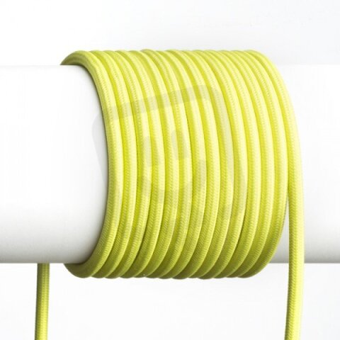 FIT 3x0,75 1bm textilní kabel limetková RENDL R12225