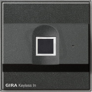 Čtecí jednotka Keyless In Fingerprint TX_44 antracit GIRA 261767