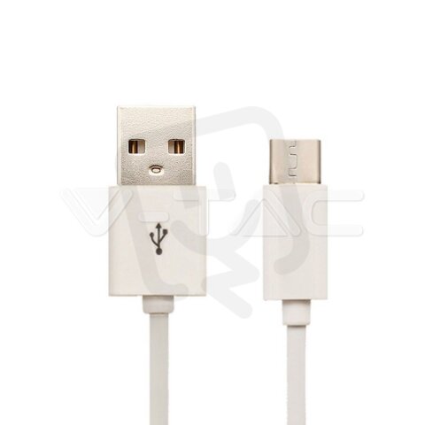 Type C USB Cable 1.5M White, VT-5542 V-TAC SKU8456