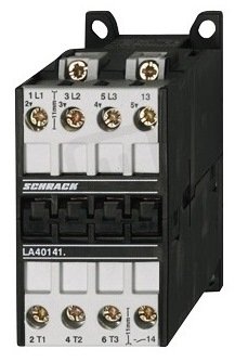Výkonový stykač DC 5,5kW, 3Z/1Z, 24VDC SCHRACK LA401415--