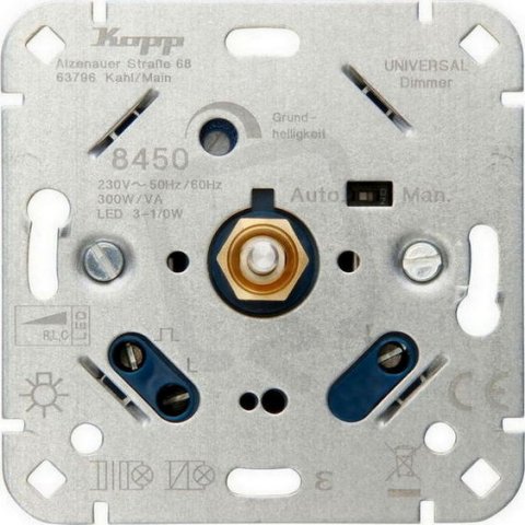 Univerzální stmívač LED 3-170 W - patice