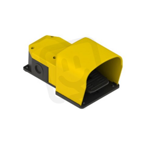 Nožní spínač PX10100, žlutý, (1NO+1NC) PIZZATO PX10100