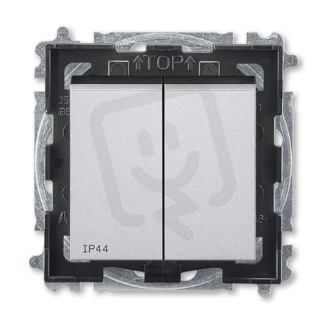 ABB Levit M Přepínač sériový ř. 5 IP44 titanová/kouř. černá 3559H-A05940 70