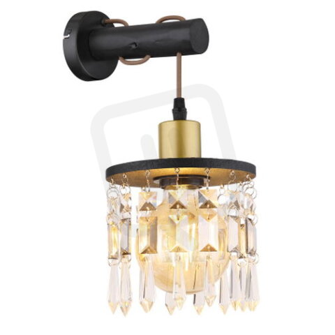 Nástěnné svítidlo COMMA mosaz 1xE27, max. 40W 230V GLOBO 15533W