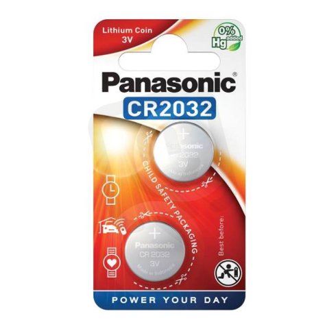 Panasonic CR-2032 knof. baterie Panasonic CR-2032 2