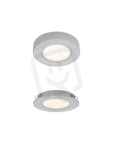 MT 142 SILVER LED WW 3W 3000K driver inc