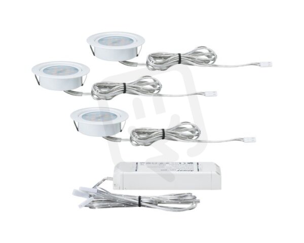 Nábytkové zápustné svítidlo - sada 3ks Micro Line LED bílá 935.54 PAULMANN 93554