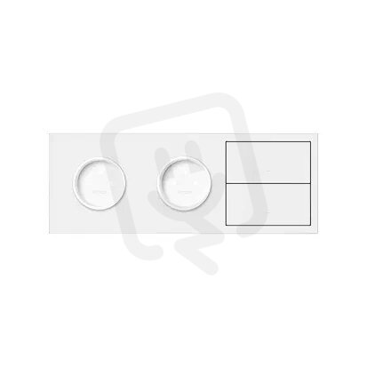 Panel 3-násobný: 2 zásuvky + 2 kryty :3067 bílý mat KONTAKT SIMON 10020322-230