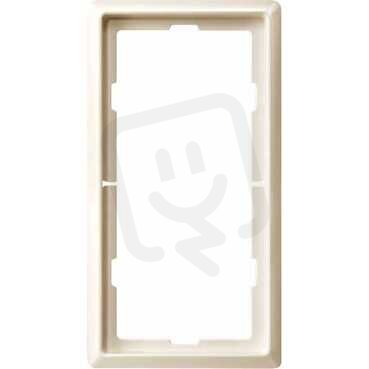 Schneider MTN481844 Rámeček Artec,dvousegmentový,bez středního můstku,bílá cream