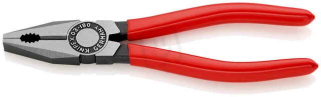 KNIPEX 0301180 kleště kombinované, rukojeti potažené PVC, 180mm KN 03 01 180