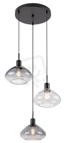DVORA E27 3x 40W IP20 matná černá RABALUX 72023