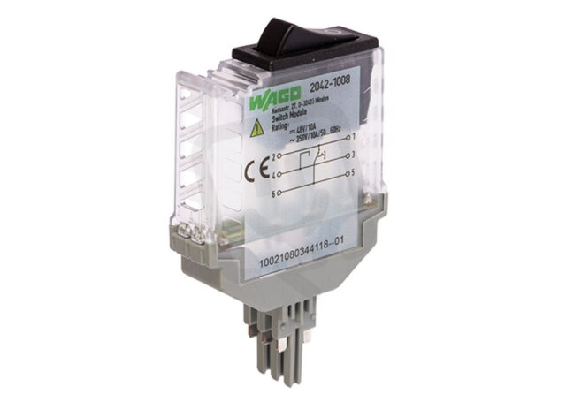 Modul spínačů, se střídavým přepínačem, Spínací napětí AC 250V, Průsvitná