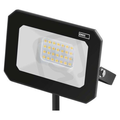 LED reflektor SIMPO 20 W, černý, neutrální bílá EMOS ZS2223