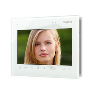 HF BUS2 7'' videotelefon KRISTALLO, ZM a PM, bílý VIDEX ART. KRV782/ W
