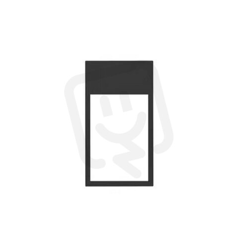Rámeček MINIMAL vertikální 2-násobný, 3-moduly :3067 černá matná 10002621-238