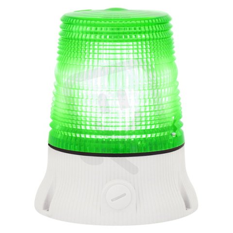 Maják zábleskový MAXIFLASH X 110 V, AC, IP54, zelená, světle šedá SIRENA 63874