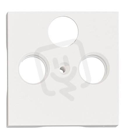 Kryt anténní zásuvky TV, typ HSAT-M, 3 otvory, bílý SCHRACK EV104310--