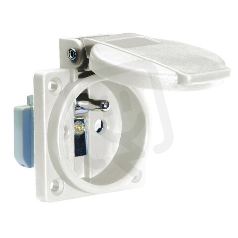 Zásuvka vestavná 16A 3p 230V IP54 CZ Quick-Connect (šedá) BALS 71119