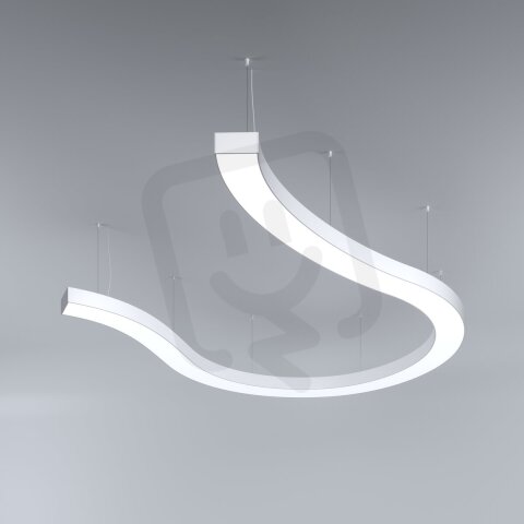 LED Svítidlo MI-SNAKE-05, 136W, 3000K, bez trafa, 24VDC, IP20, bílá