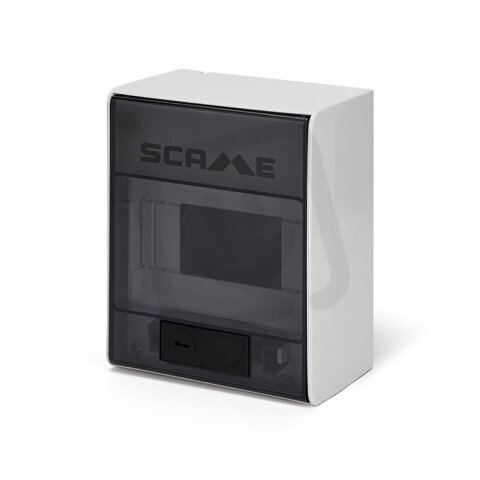 Násténná přístrojová skříň IKONA IP66-6 DIN 140x180x100mm SCAME 679.1006