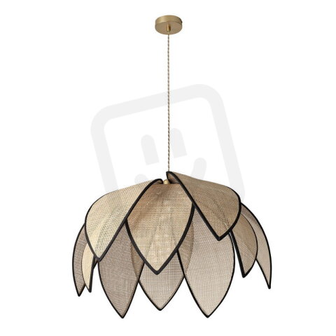 Decor Rattan Lotus Pendant 670 E27 Brown OSRAM 4058075847224