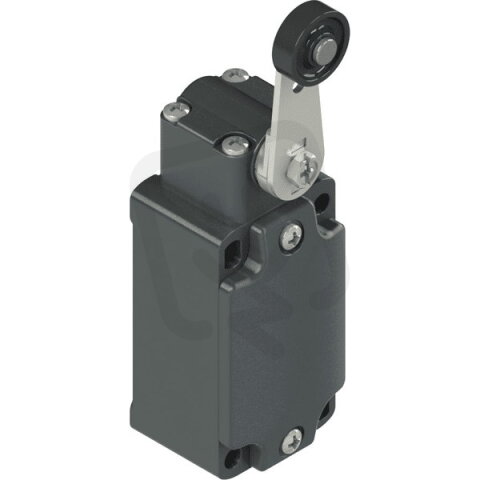 Koncový spínač s kladkou a rolnou M20x1,5, Kov, 1NO+1NC, PNP,Válečková páka,IP67