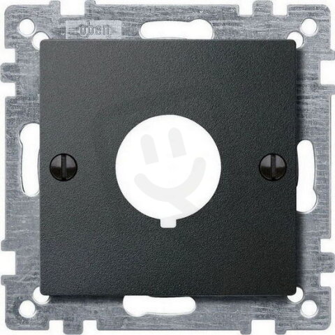 Centrální deska, Merten System M, pro ovládací prvky, antracit, matný plast