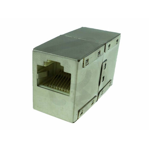 Spojka RJ45 (8p8c) FTP/STP stíněná pro konektory RJ45 (2xF), CAT.5e RJ 45-2FS