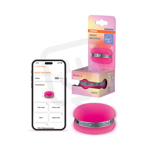 SMART+ Bluetooth Macaron Speaker Pink OSRAM 4099854667824