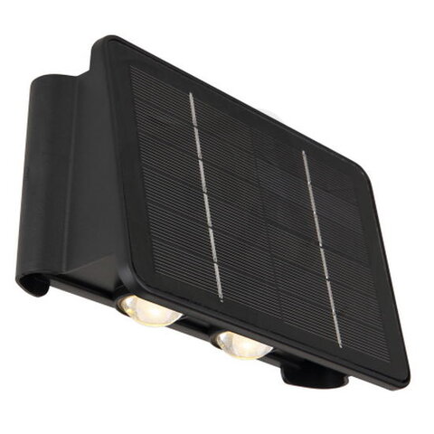 Solární svítidlo SOLAR černá LED 1W 3,2V, výstup 40lm, 3000K GLOBO 36496