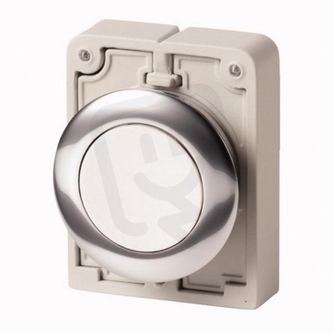 Eaton M30C-FD-W Ovládací hlavice tlačítka, zapuštěné tlačítko, bez aretace, bílá