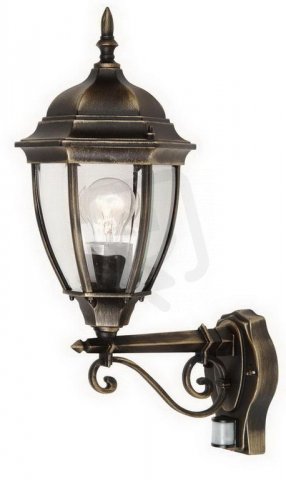 Toronto E27 1x 100W IP44 antická zlatá RABALUX 8380