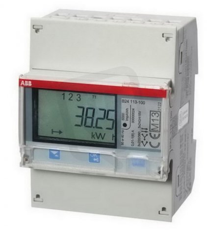 Elektroměr B24 113-100 6 A tř. B M-Bus ABB 2CMA100179R1000