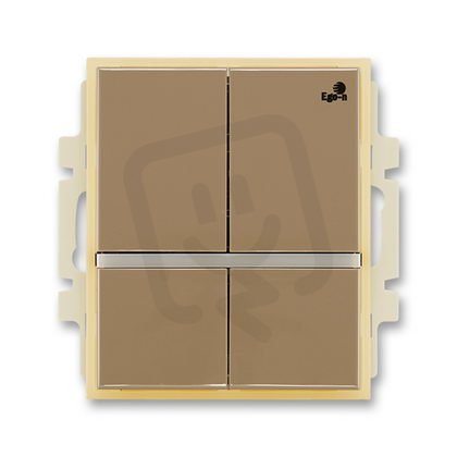 ABB Element,Ego-N 3271E-A48900 25 Snímač tlačítkový,dvojnásobný (Ego-n)
