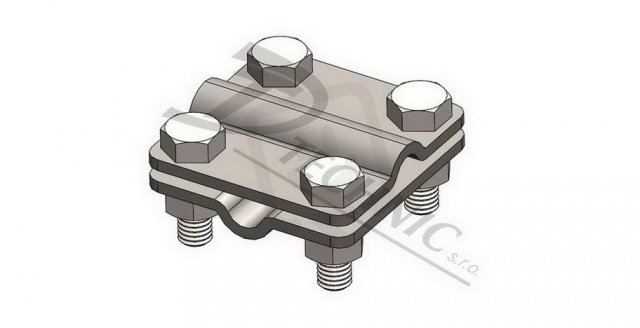 SK Cu Svorka křížová DT TECHNIC 300330