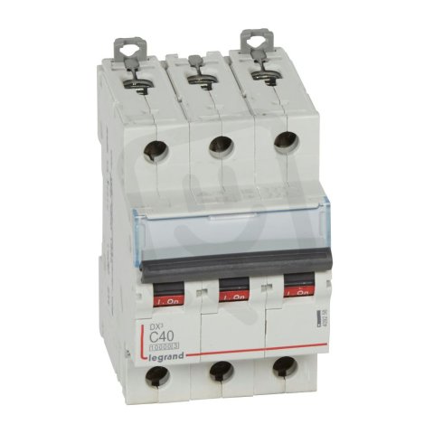 DX3 JISTIČ, 3 PÓLOVÝ, CHAR. C,40A 10000A/16KA LEGRAND 409258