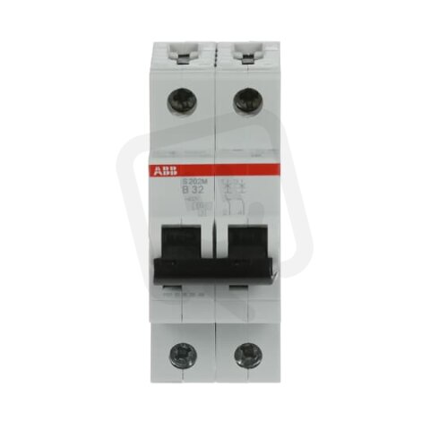 S202M-B32 2F jistič 32 A char. B 10kA ABB 2CDS272001R0325