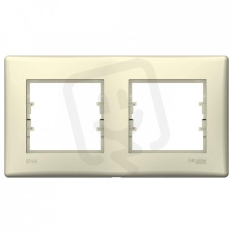 Sedna Rámeček IP44 dvojnásobný, Beige SCHNEIDER SDN5810647