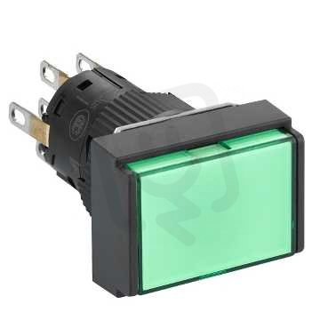 Schneider XB6EDF3B2P Ovládač stiskací prosvětlený, zelený
